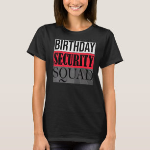 Camiseta Melhor Festa da Família de Esquadrão de Segurança