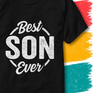 Camiseta Melhor Filho de Todos os Tempos Citação Estilo Ret