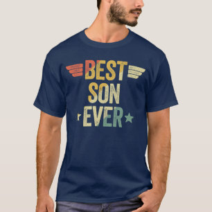 Camiseta Melhor filho de todos os tempos família amigo engr