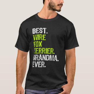 Camiseta Melhor Fio Fox Terrier Avó Nunca Cachorro