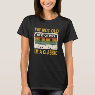 Camiseta Melhor Fita De Cassete De aniversário de 30 anos 1