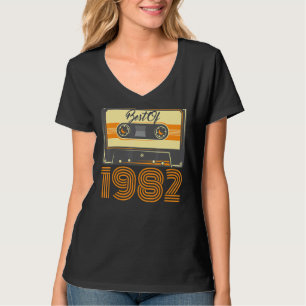Camiseta Melhor Fita De Cassete De aniversário de 40 anos 1