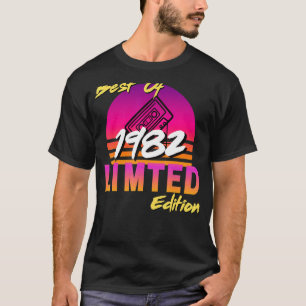 Camiseta Melhor Fita De Cassete De aniversário de 40 anos 1
