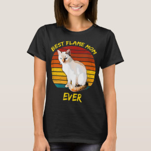 Camiseta Melhor Flame Mãe De Todos Os tempos - Gatinho Gato