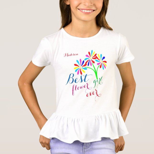 Camiseta Melhor Flor Já personalizável (Frente)