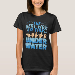 Camiseta Melhor Forma De Falar Sobre A Língua De Sinais Ame