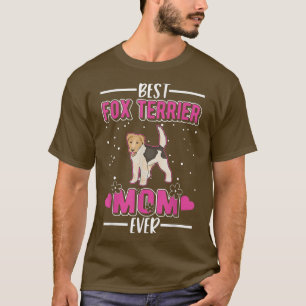 Camiseta Melhor Fox Terrier Mãe De Rapox Terrier Mãe