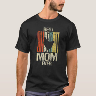 Camiseta Melhor Frango dos Fazendeiros Retro Grunge Mãe Ete
