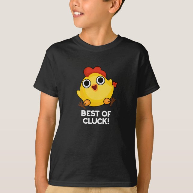Camiseta Melhor Galinha Engraçada Engraçado Pun Escuro BG (Frente)