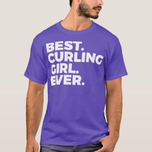Camiseta Melhor Garota Curadora Alguma Vez Mulheres Curler 
