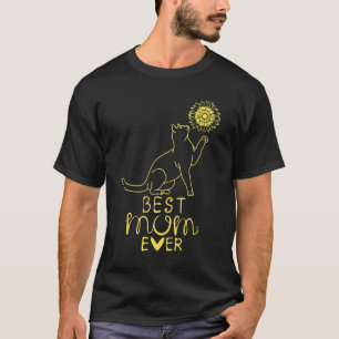 Camiseta Melhor Gata Mãe Já Existiu Girassol Dia Das Mães G