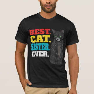 Camiseta Melhor Gato Irmã De Gato De Gato Gato Gato De Gato