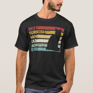 Camiseta Melhor Gato Mãe Alguma Vez Mãe Turca Gato