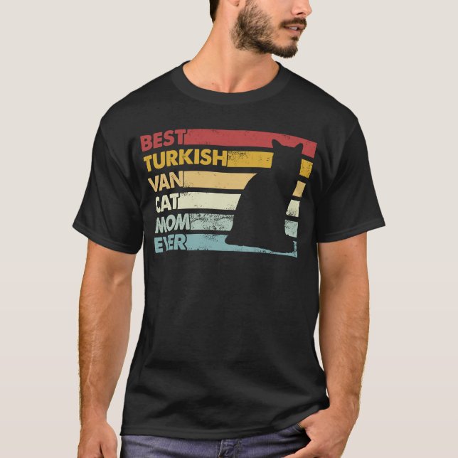 Camiseta Melhor Gato Mãe Alguma Vez Mãe Turca Gato (Frente)