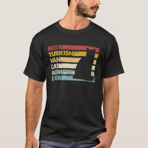 Camiseta Melhor Gato Mãe Alguma Vez Mãe Turca Gato