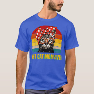 Camiseta Melhor Gato Mãe De Gato Muito Engraçado Retro Vint