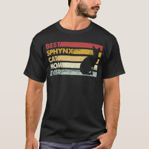 Camiseta Melhor Gato Mãe De Mãe De Sphynx Cat