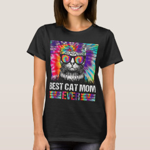 Camiseta Melhor Gato Mãe De Ti Tie Dye Mamãe C