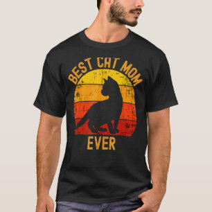 Camiseta Melhor Gato Mãe De Vintage