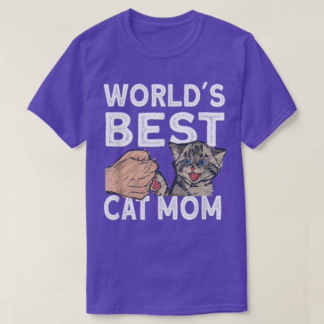 Camiseta Melhor Gato Mãe Gato Gato Gato  (Frente do Design)