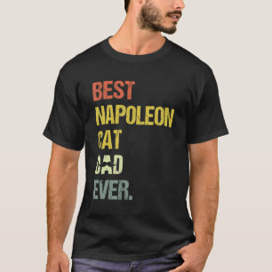 Camiseta Melhor Gato Napoleão Pai do Gato Gato