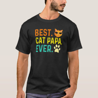 Camiseta Melhor Gato Papá De Ever