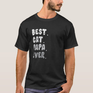 Camiseta Melhor Gato Papá De Pais Curiosos Pais De Proprie
