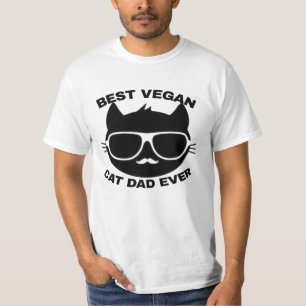 Camiseta Melhor gato-preto-de-vegão com óculos - gato-musta