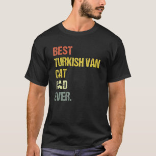 Camiseta Melhor gato turco Van pai do homem