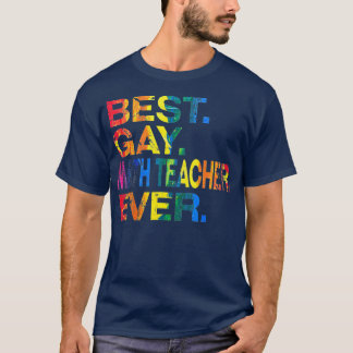 Camiseta Melhor Gay de Professora de Matemática da Gay Igua
