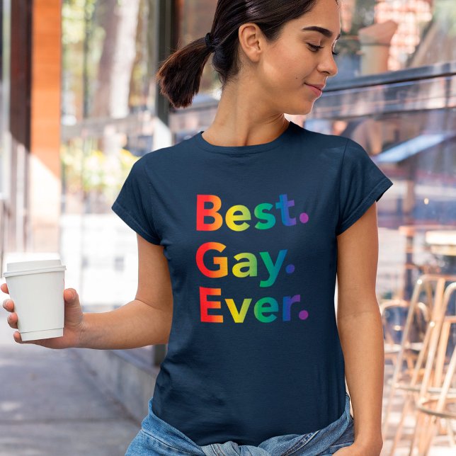 Camiseta Melhor Gay de sempre - Orgulho gay (Criador carregado)