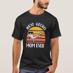 Camiseta Melhor Gecko Mãe Alguma Vez Réptil Pet Lizard Leop