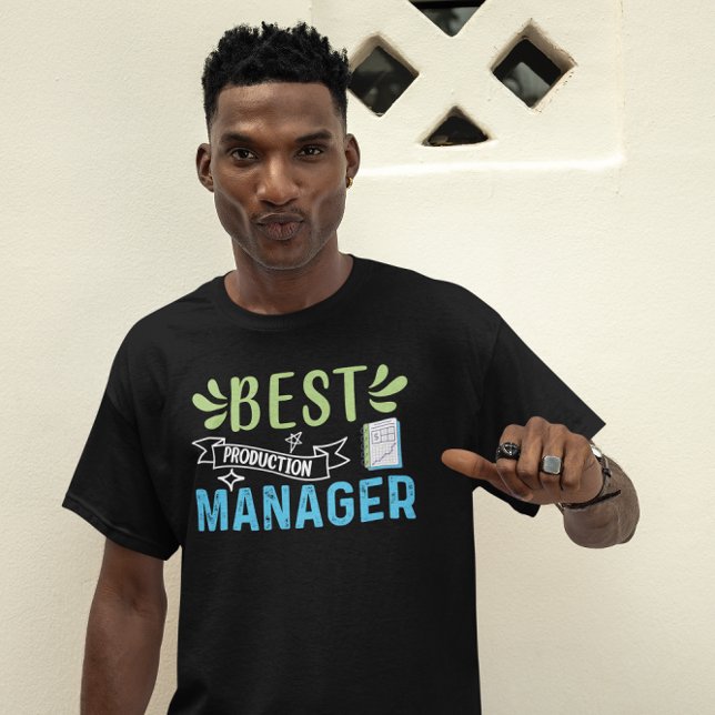 Camiseta Melhor Gerente de Produção - UPM imparável (Criador carregado)