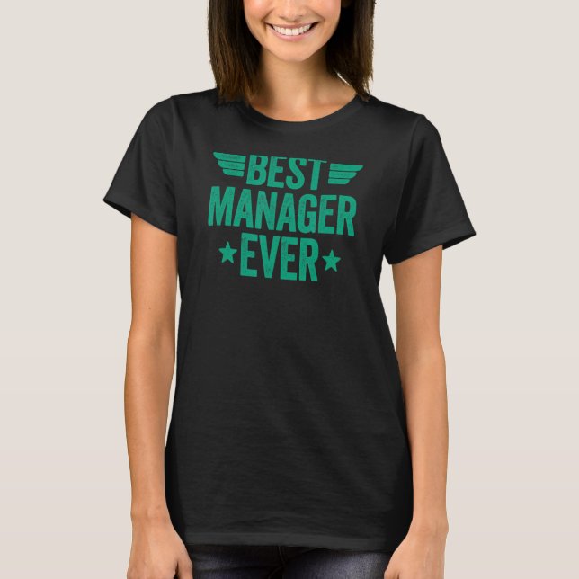 Camiseta Melhor Gerente Nunca (Frente)