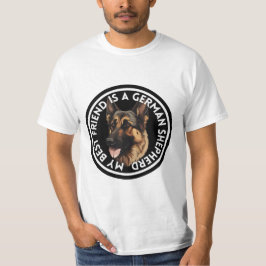 Camiseta Melhor German shepherd Amigo