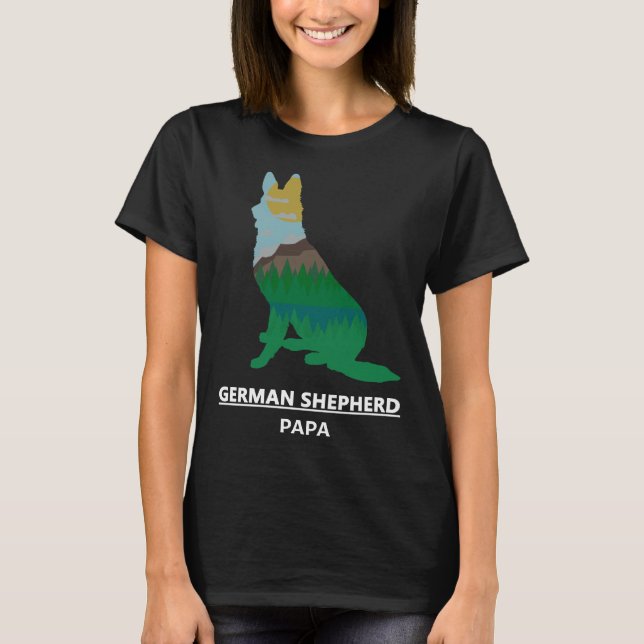 Camiseta Melhor German shepherd do Mundo (Frente)