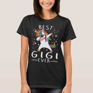 Camiseta Melhor Gigi Nunca Dabbing T-shirt Unicorn