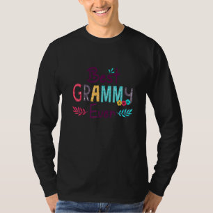 Camiseta Melhor Gramática Alguma Vez Mulher Flor Vovó Decen
