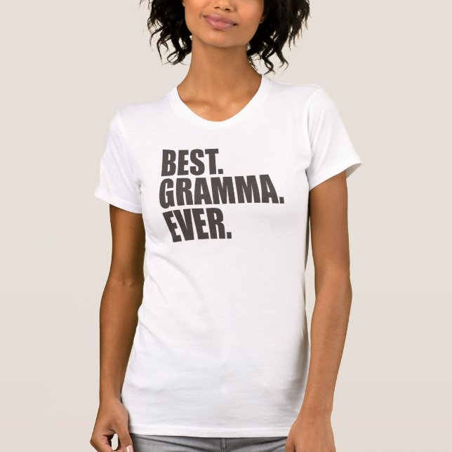 Camiseta Melhor. Gramma. Nunca (Frente)