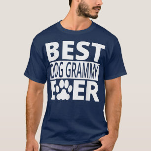Camiseta Melhor Grammy de Cão Nunca Dog Avó presentes