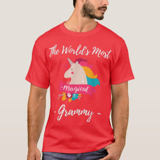 Camiseta Melhor Grammy de Unicórnio Magnético