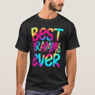 Camiseta Melhor Grammy Ever Tie Dia de as mães Mães Mulher