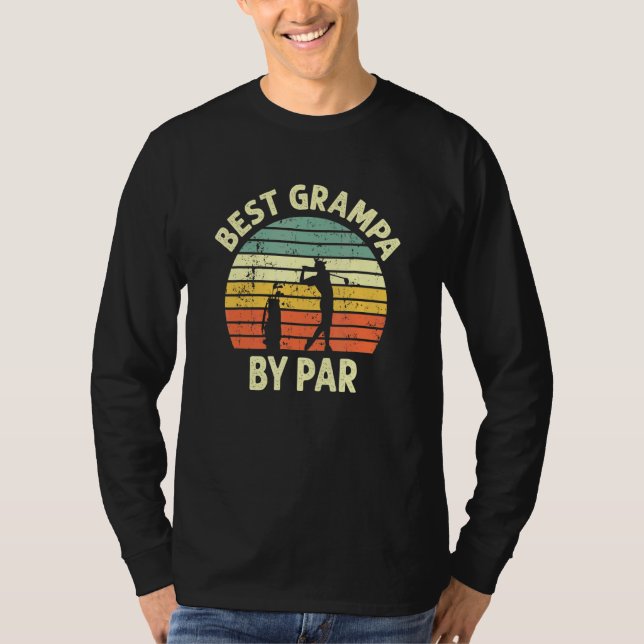 Camiseta Melhor Grampa Do Par Golf Que Era Design (Frente)