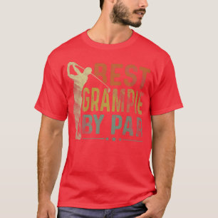 Camiseta Melhor Grampeador Do Par Engraçado Vovô Do Golfe