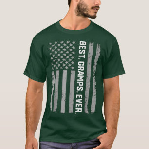 Camiseta Melhor Grampo De Bandeira Da América Para Homens P
