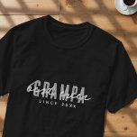Camiseta Melhor Grampo Desde 20XX Preparo Simples Moderno<br><div class="desc">Esta design simples e moderna é composta por tipografia sã-serif.</div>