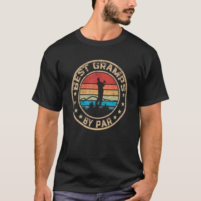 Camiseta Melhor Grampo Por Golfe De Dia de os pais De Par (Frente)