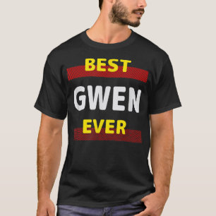 Camiseta Melhor Gwen Ever Amigos Nome Apelido Persona