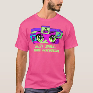 Camiseta Melhor habilidade Discussão de anime Amante de ani