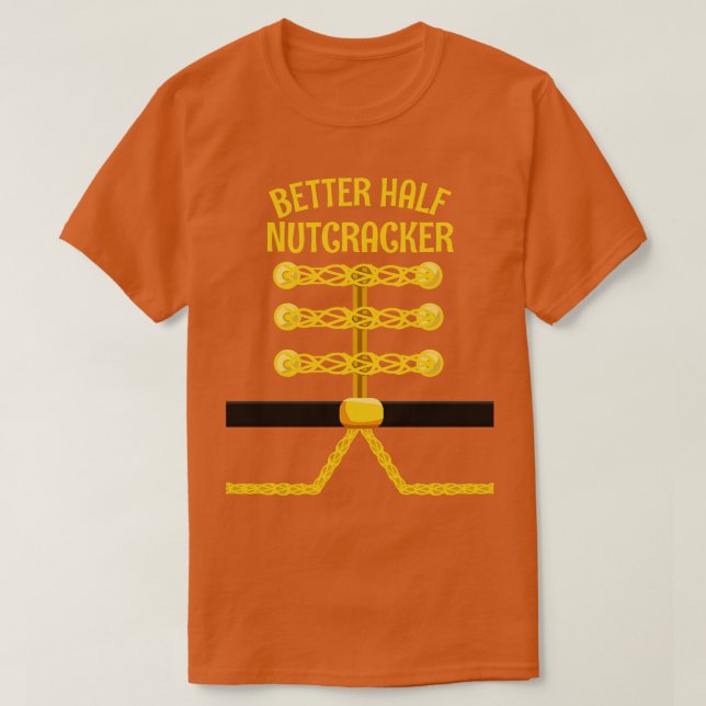 Camiseta MELHOR HALF Nutcracker Correspondendo Família PJ C (Frente do Design)